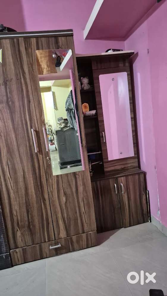 Cupboard and dressing table
