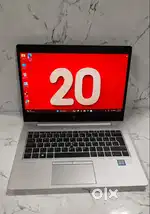 Hp Elitebook 830 G5 silver color laptop Intel core i7 8th Gen,  8GB DD