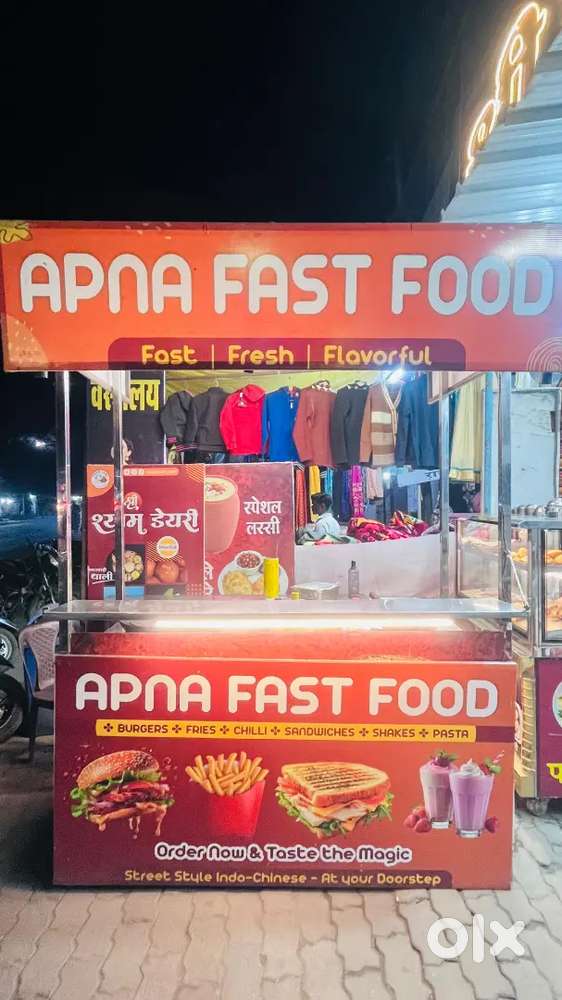 Fast Food Counter with Burner