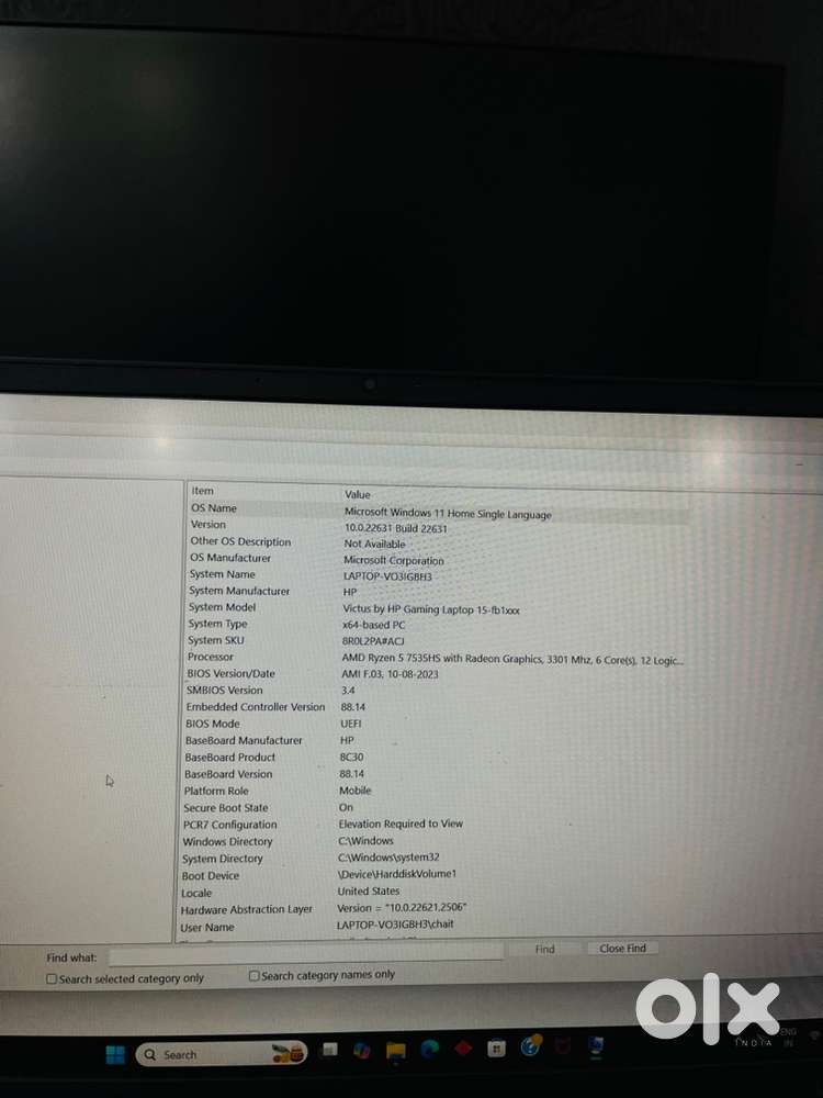 Victus by HP Gaming Laptop 15-fb1xxx