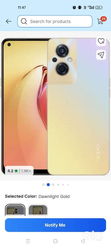 Oppo f21s pro 8 128