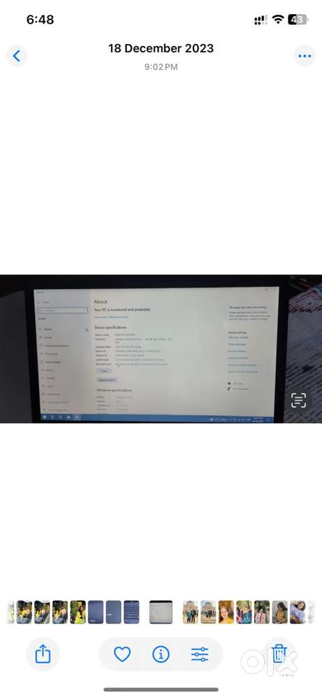 LG laptop for sale -Old Model ( working Condition,zero Battery backup)