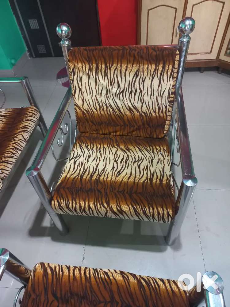 Steel (SS) Sofa 1+2 in good condition (negotiable)