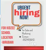 Hiring Sales & Marketing Executive for Kidzee School Birubari