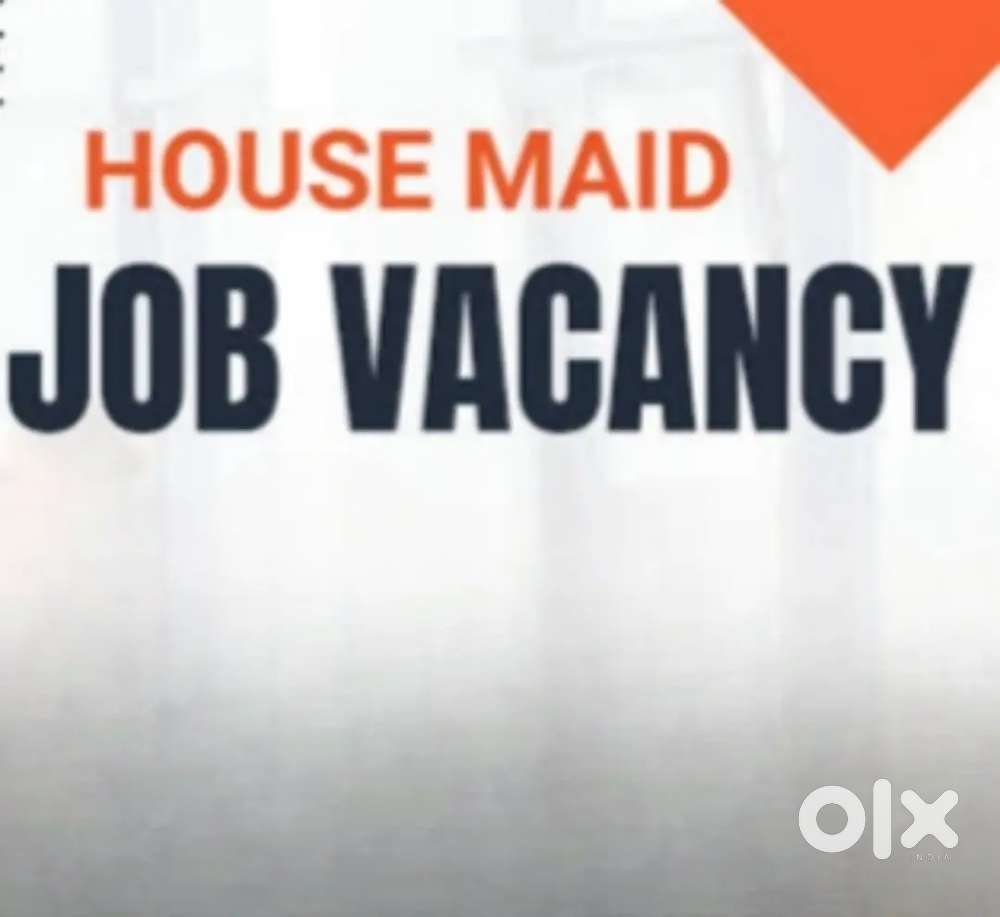 House maid job for a small family full time