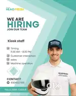Helmet sterilizing mechine staff