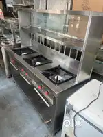 Secondhand three burner counter bhatti available