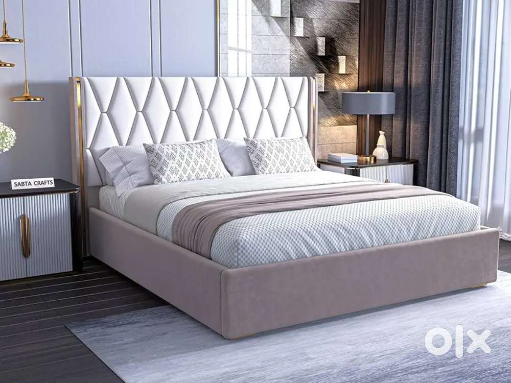 Saturday super sale buy new double bed with box 7050 /- emi available