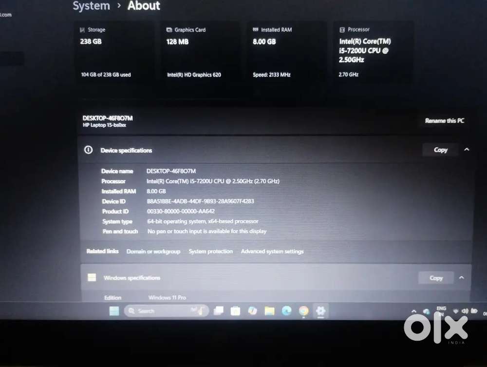 Hp Laptop 2 year old