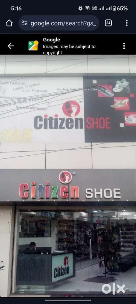 Sales man for shoes showroom