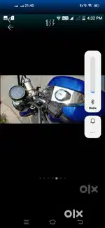 Brand new screctvh less bike army person by handled blu colour .