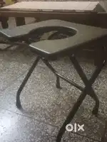 Portable and folding potty chair