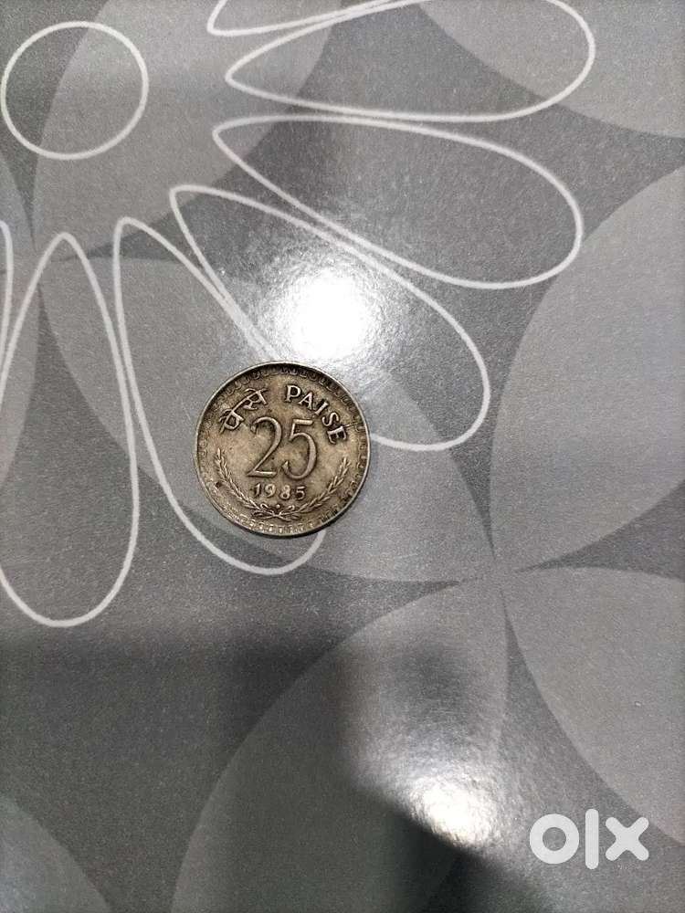 Old coin year in 1985