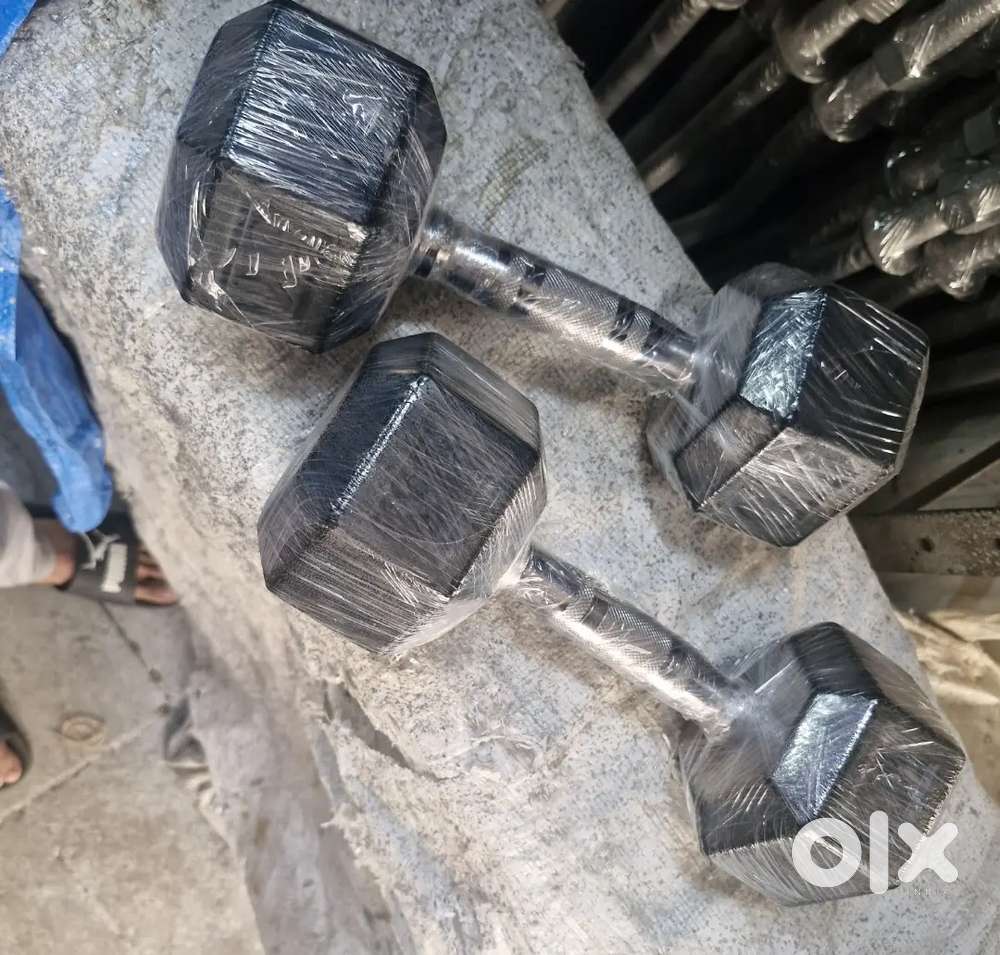 15kg pair of hexagaon new dumbells