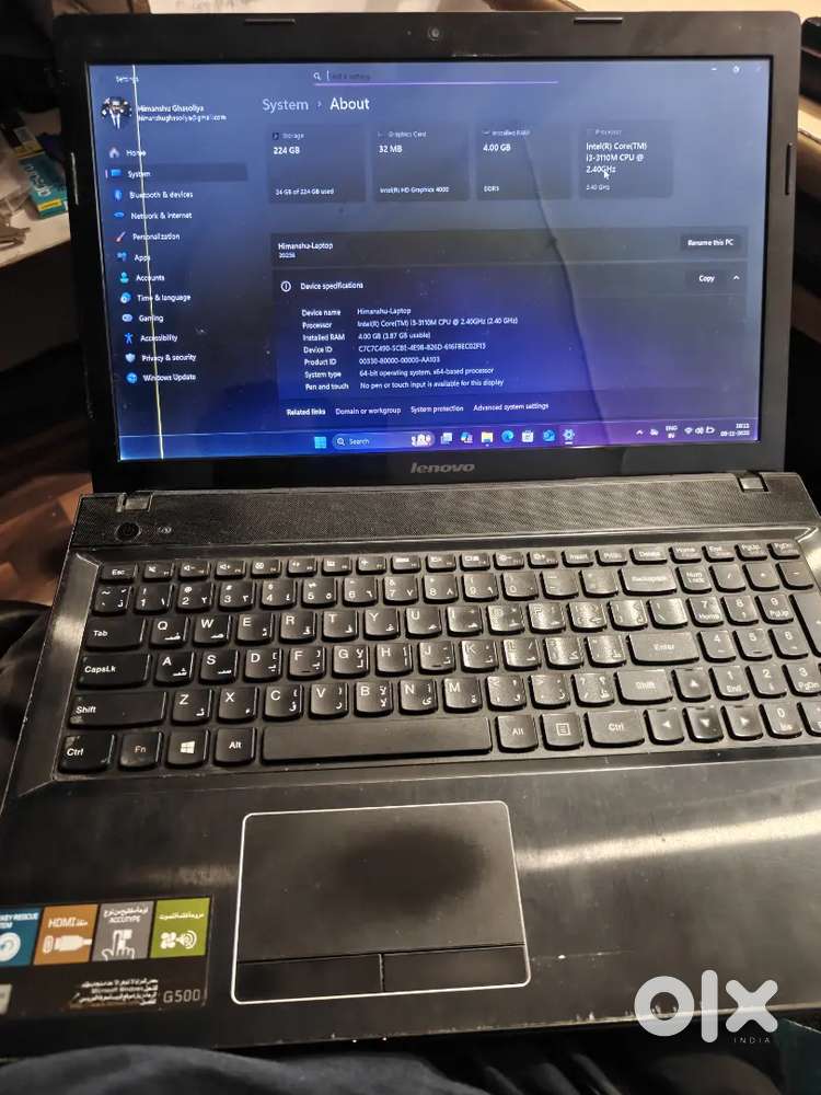 Lenovo G500 256 GB SSD