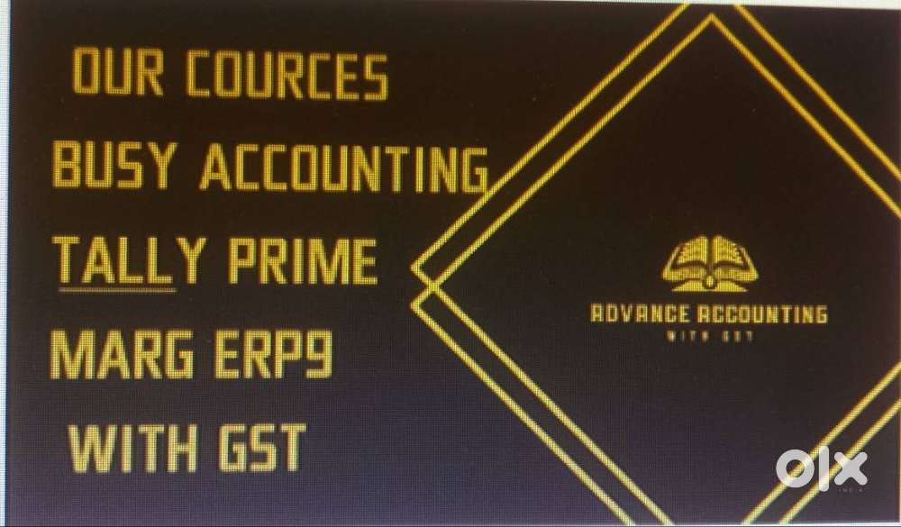 We Teach Accounting with GST And  Also Provide Job Placement