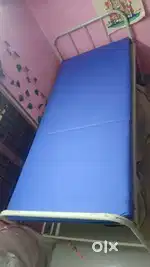 Steel cot and bed
