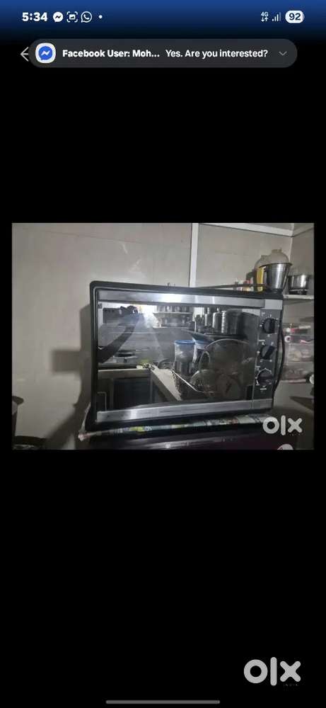52ltr.morfy brand oven for sale