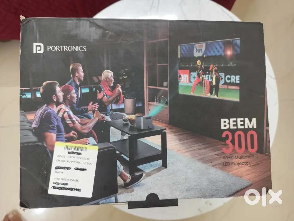 Portronics 300 Beam Led light projector + Stand(free)