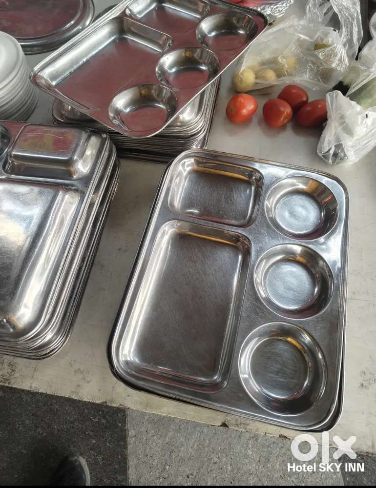 Stainless Steel Plates for Restaurant and Dhaba