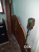 Old bed with