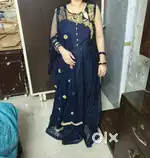 Navy blue gown dress is available for sale