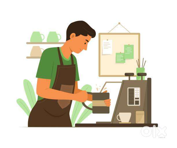 Helper / Cleaner Wanted (Male) – Small Café at Ulloor