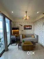 Ready, to shift 1bhk/2bhk with semi furnished at noida extension