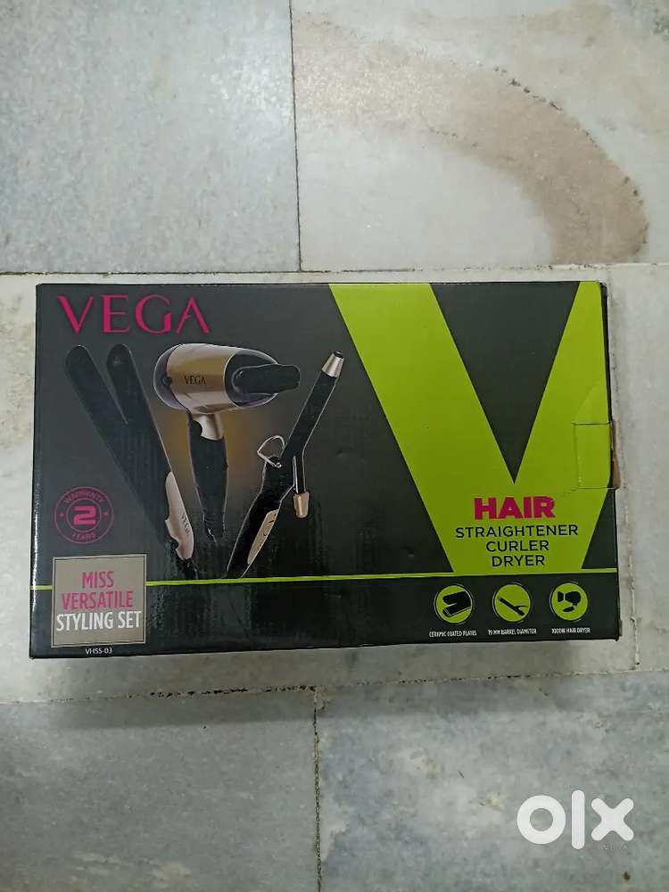 Vega Hair Straightner, Curler and Hair Dryer