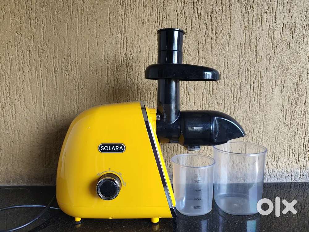 SOLARA Cold Press Juicer for Home, sparingly used, excellent condition