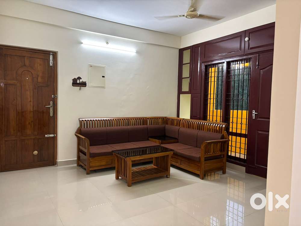 3 BHK Fully furnished flat for rent Kazhakuttom