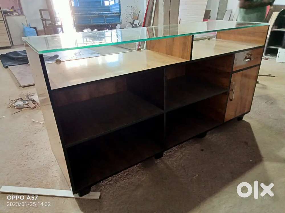 NEW GLASS COUNTER 6 FEET - 2/6 GLASS COUNTER - FULL SHOP FURNITURE