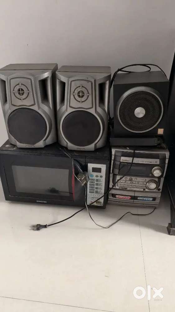 Speakers and Oven