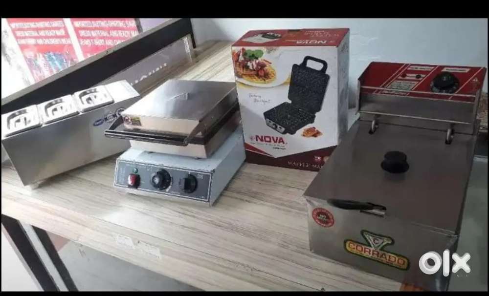 Commercial Waffle maker and  choclate melter §deep fryer and nova waff