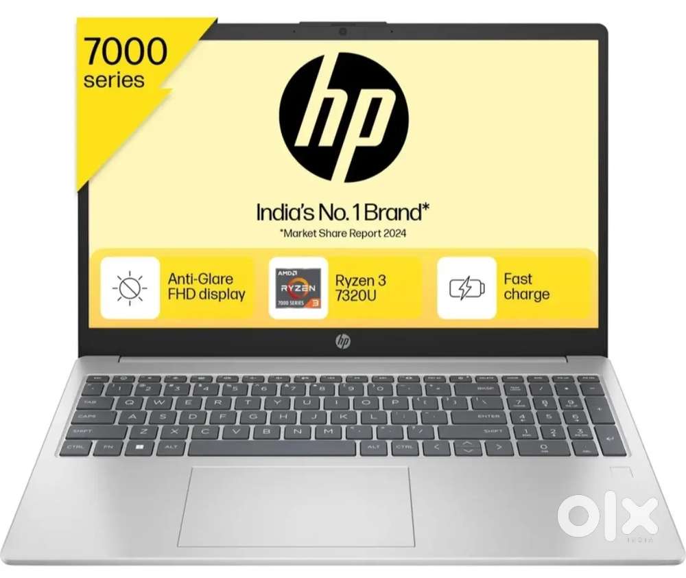 HP 15  AMD Ryzen 3 Quad Core 7320U - (8 GB/512 GB SSD/Windows 11 Home)