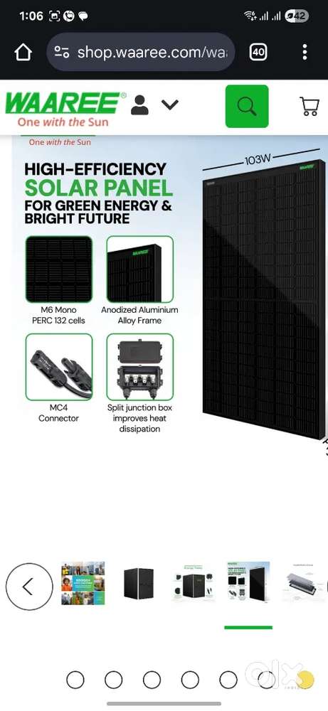 Solar panels 405 watteach