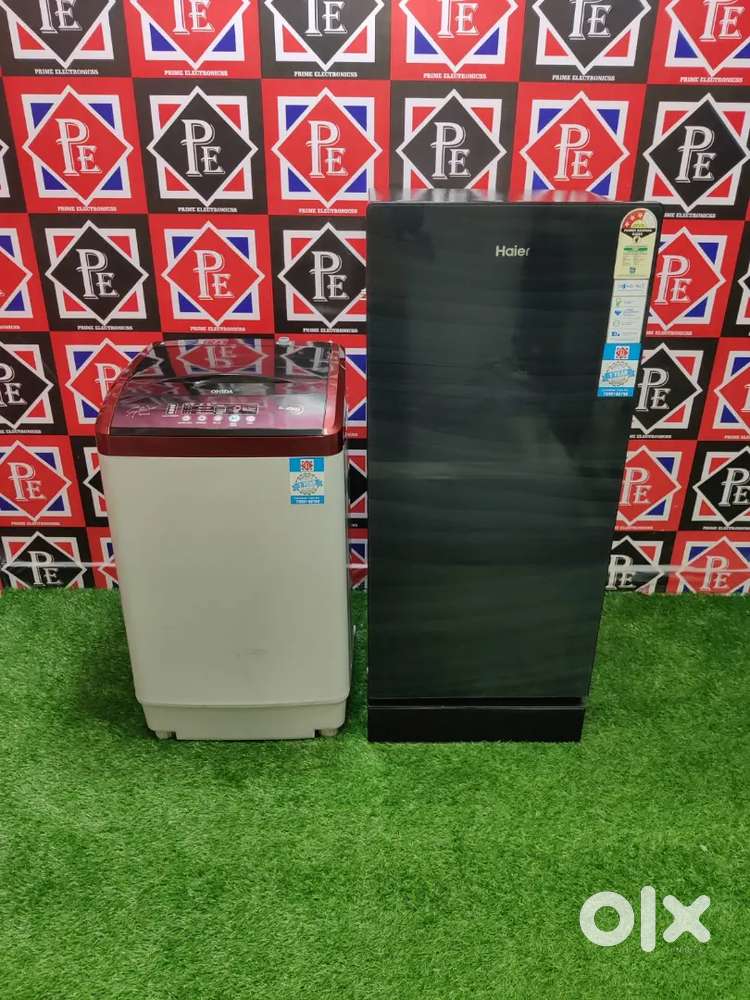 -_- Haier glass finishing with stand and Onida Fiber body --_/