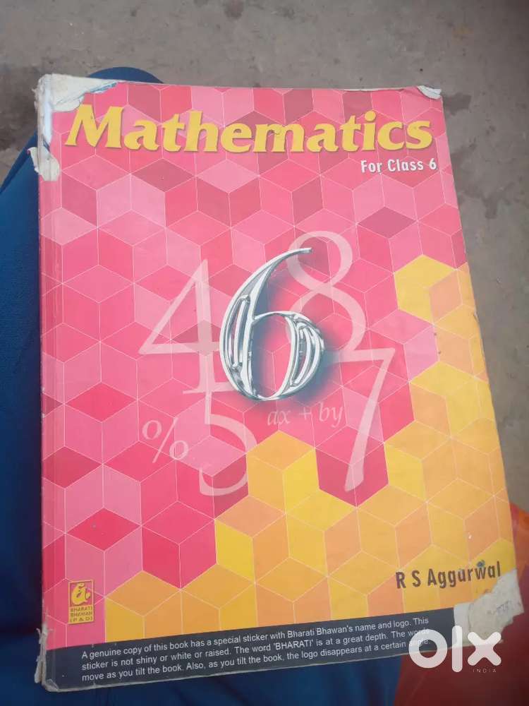 Mathematics for class 6 RS Aggarwal