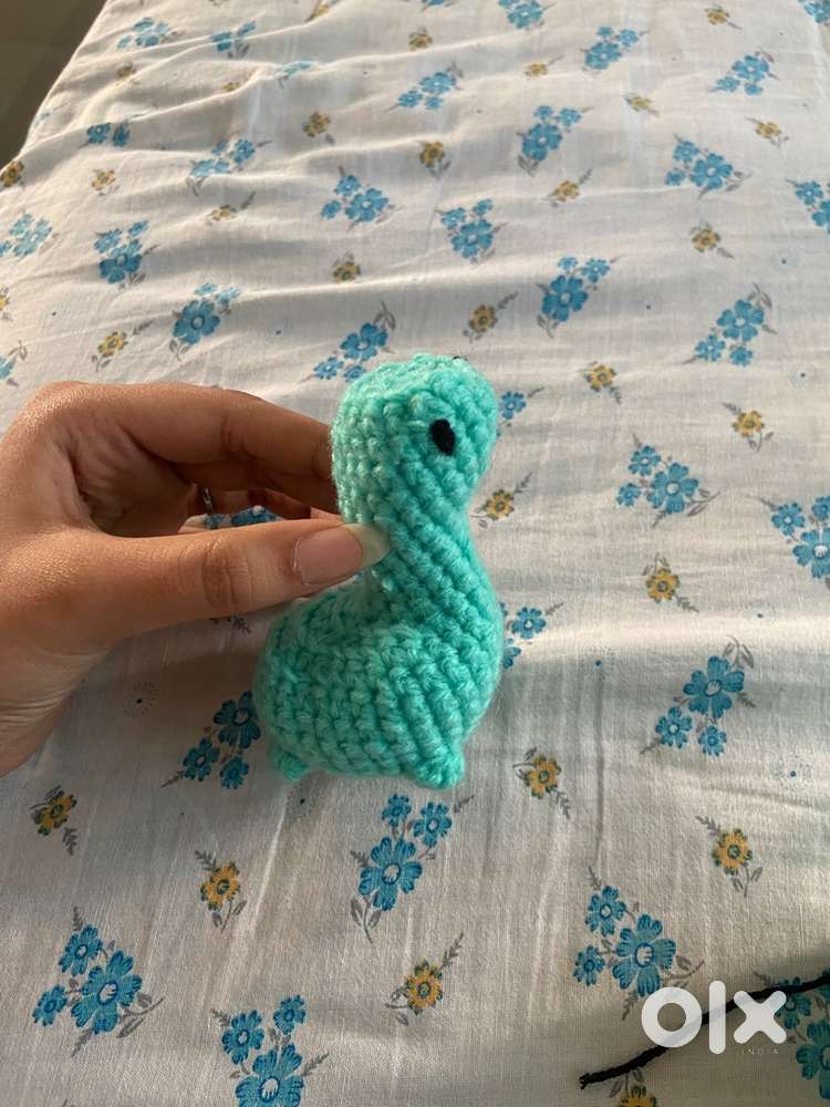 Little crochet dinosaur