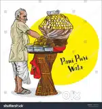 Pani puri maker and seller