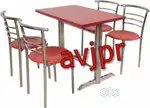 New ss Restaurant & cafe furniture Table  with four chair set