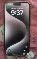 Selling my 6 months old i phone 15 pro With bill and box.