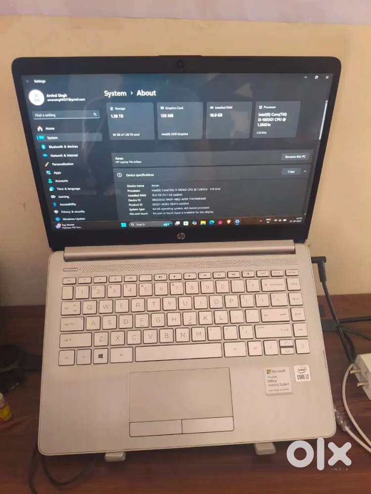 Hp Laptop Excellent condition Zero Scratch