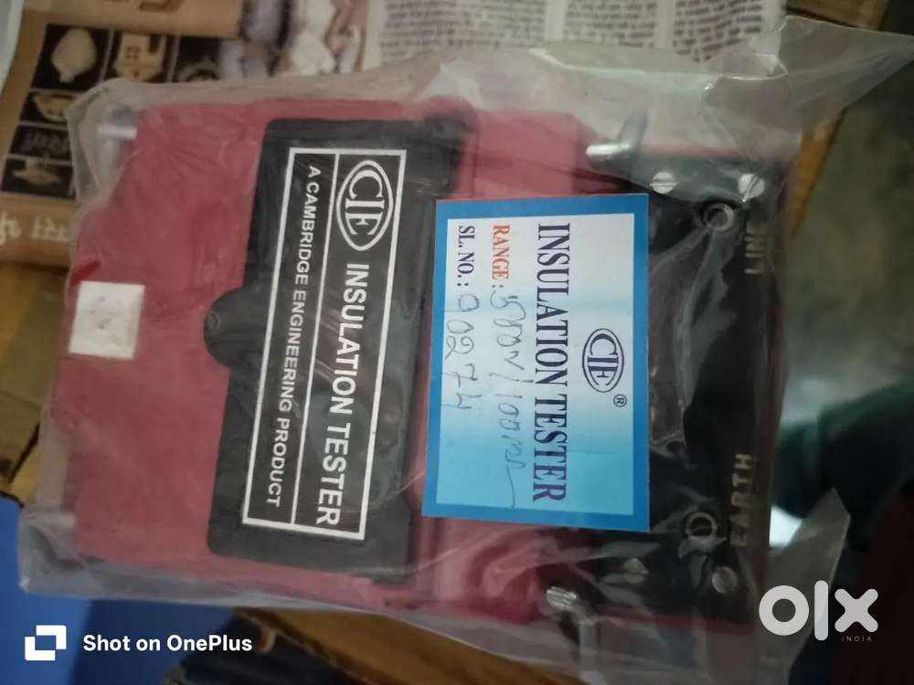 Isolation earth tester meter