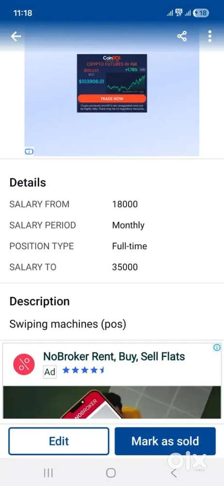 Bharath pay swipe machine sales