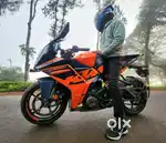 Well maintained ktm RC 390 Factory racing blue very unique colour.
