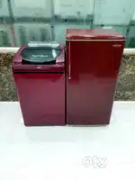 Whirlpool washing machine top load 7.2kg & kelvinator refrigeratorgu