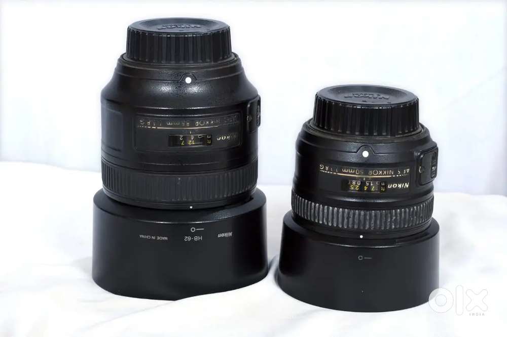 Nikkon 85mm and 50mm