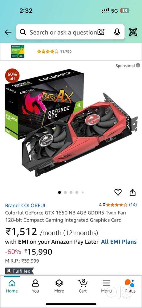 Gtx 1650 colorful