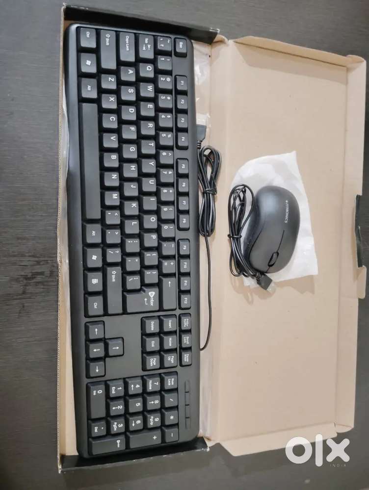 Computer wired keyboard and mouse